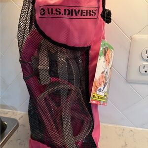 L.L. Bean Pink Snorkeling Set